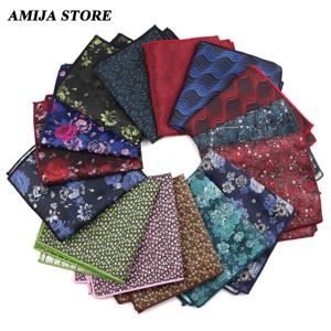 고급 손수건 남자 자카드 물 잔물결 별자리 페이즐리 크리스마스 데이 파티 포켓 스퀘어 손수건 정장