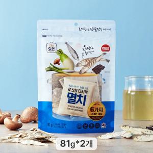 [사조공식샵] 로스팅 다시팩 멸치 81g (9g *9입 ) * 2개