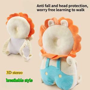1-3세 유아 머리 보호 백팩 베개 안전 패드 쿠션 부상 방지 만화 캐릭터 보안 베개 보호 헤드기어