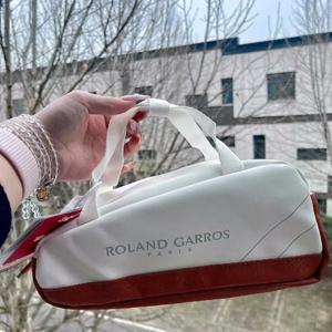 Wilson PU 가죽 소형 핸드백 슈퍼 투어 테니스 액세서리Roland Garros 미니 여행 가방 라켓 스포츠 가방