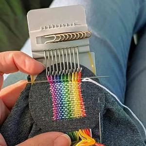 Diy 크리 에이 티브 Braiding 패치 기계 손 뜨개질 나무 속도 Weve 유형 작은 직조기 도구 바느질 및 뜨개질 직조기