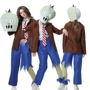 할로윈 코스프레 플랜트 VS 좀비 헤드웨어 의상 어린이 공연 의상 남성 여성 만화 성인 어린이 마스크