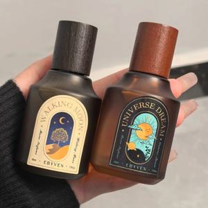 한국산 머스크 아쿠아틱 우디 향수 스프레이, 여성용 플로럴 프루티 향, 라벤더/자스민/바닐라/시트러스/레몬/파출리 향 미스트