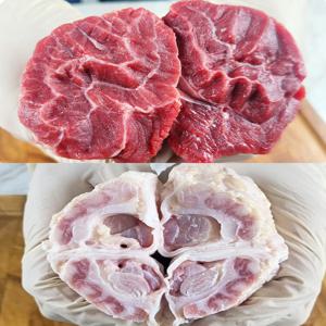 [바라던] 소힘줄 알스지800g+냉장 초이스 아롱사태800g 세트 수육용/전골용/사골용  1.6kg