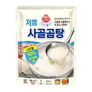 오뚜기 LIGHT&JOY 저염 사골곰탕 500g