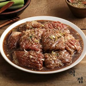 [직접] 100% 국내산 수제양념 한돈목살구이 300g x 3팩, 왕목살 고기맛집