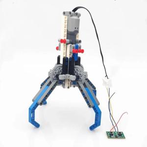 4핑거 매니퓰레이터 클로 그랩 훅 레고 로봇 그리퍼 호환 터빈 빌딩 블록 로봇 암 전기 클로 그랩핑