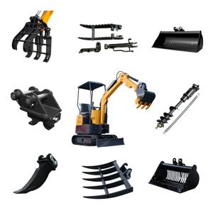 소형 굴삭기 범용 퀵 커플러 + 리퍼 + 중공 버킷 중장비 부품 미니 굴삭기 어태치먼트