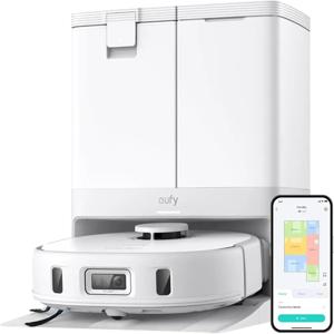 100% 최고의 거래 eufy X10 Pro 옴니 로봇 진공청소기 및 물걸레 8000Pa 듀얼 물걸레 자동 물걸레