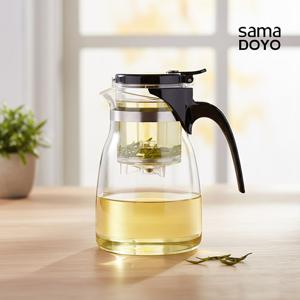 티포트 A-14 900ml / 내열유리 티팟 원버튼