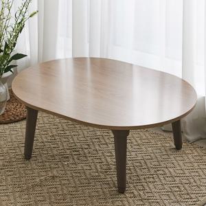 국산 접이식 밥상 내추럴오크 6단 에그라운드 테이블 800