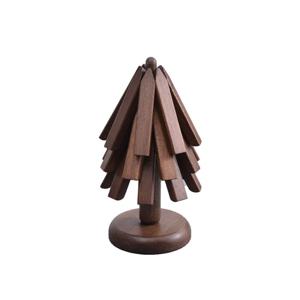 원목 우드 단열 스탠딩 트리 냄비 받침 홈 주방 데코 후라이팬받침 프라이팬받침 우드받침