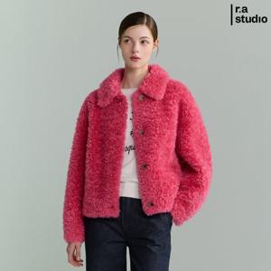[라스튜디오]호주산 컬링양모100 여성 재킷_689553