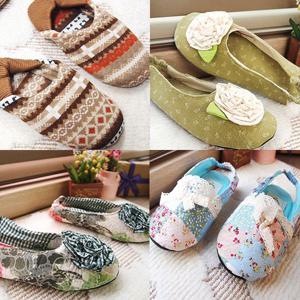 가을 따뜻한 수공실내화/레이스덧신