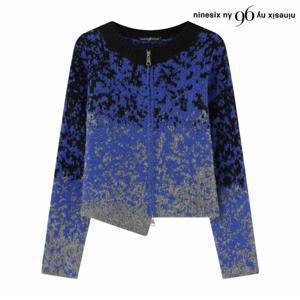 정상가:69,000원 ㅣ 언발 패턴 투웨이 집업 니트 가디건 (NP4CK002L0)