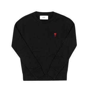 AMI BFUSW035 730 001  드 꾀흐 스몰 하트 로고 공용 맨투맨