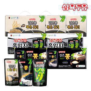 삼육 검은콩볶은귀리45팩+흑임자30팩+검은콩과칼슘30팩 총105팩