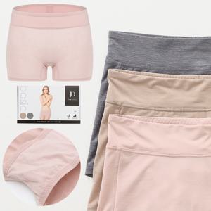 여성드로즈 사각 생리대부착가능 네모 팬티 3매입 세트