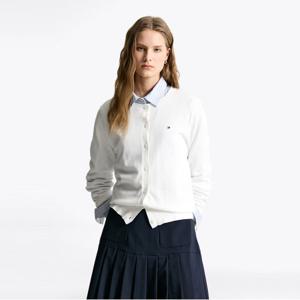 타미힐피거 코튼 저지 스티치 가디건 (T22F0KCD001WT2YBL)