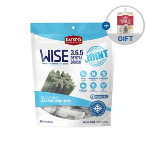 [펫밀크 150ml] 데이스포 와이즈 3.6.5 덴탈케어 브러쉬 관절건강 240g 강아지껌
