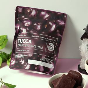 뚜까 100% 아사이베리 퓨레로 만든 큐브 200g X 3봉