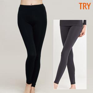 국산 여성 발열내복 바지 모달 겨울 보온내의 하의 얇은 스판 9부