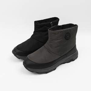 신난다슈 남성 패딩부츠 4cm 남자 통넓은 방한 숏 앵클 앵글 털 부츠 YM25SOLMM
