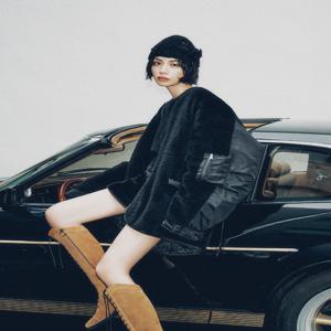 플리스 오버핏 퍼 점퍼EMPBWOT030