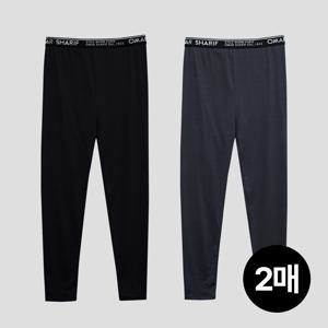 남성 초극세사 기모 타이즈 내복하의 2매