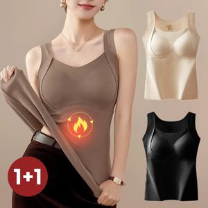 ♡1+1♡ 소프트캡 기모안감 나시브라 민소매나시 여성브라 브라나시 기모 언더웨어 속옷