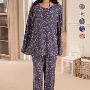 마리끄 나를 위한 일상 파자마 플로랄 여성 잠옷세트