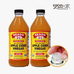 브래그 유기농 애사비 473ml  2병 애플사이다비니거 비네거 사과식초