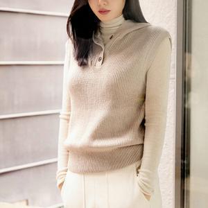 [레이나] 어썸 후드 니트 베스트