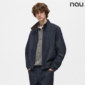 [나우] 1NUJKF4902_IN U논페이드데님봄버자켓 INDIGO