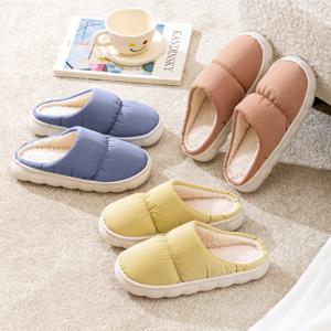 [1+1] 발이 따뜻해 플로어 패딩 털슬리퍼 실내화 거실화 (남/녀)
