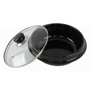 IH 인덕션 겸용 맥반석 코팅 가마솥 냄비 누룽지 돌 솥밥 미니솥 뚝배기 19cm