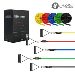 멜킨 튜빙밴드 5종 라텍스 필라테스 고무밴드 세트