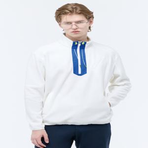 남성 플리스 반집업 티셔츠