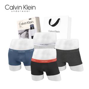 캘빈클라인 언더웨어 남성 팬티 3장 세트 드로즈 속옷 사각 NB4389 +쇼핑백