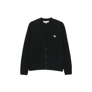 여성 베이비 폭스 패치 박시 가디건 블랙 PW00501KT1006-P199