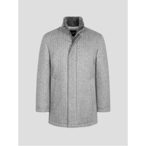 [COUTURE] 실크/캐시미어 퍼 트리밍 구스다운  라이트 그레이 (RX5X30R722)