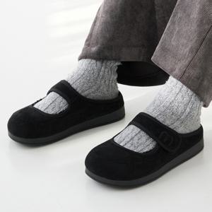 [브리치]  /  퍼안감 루룬 소프트쿠션 스웨이드 털 슬리퍼