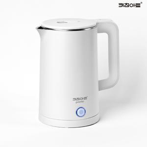 프리미오 스텐304 화이트 보온 전기주전자 1.8L