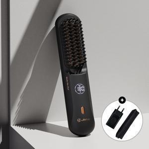 [쿠폰가 49,000원] 볼륨온 무선 브러쉬 빗 고데기 매직기 음이온 정전기방지 어댑터 세트