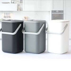 음식물통 사각분리 손잡이 분리형 음식물쓰레기통5리터만 주방 가정용 종량제봉투 수납 씽크대