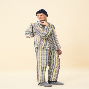 피앳유즈 와플 이중직 선염 남여공용 파자마세트 WP735U