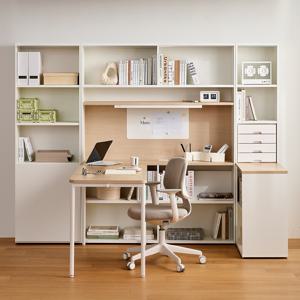 한샘 티오 멀티 단독책상 세트 5단 159cm  컬러 택1