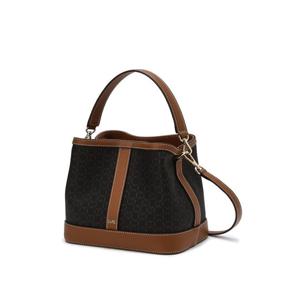 [닥스핸드백] DCBA5F868W3 브라운 바넷 DD패턴 가죽배색 버킷백 S