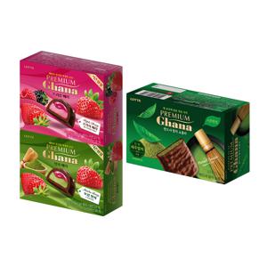 프리미엄 가나 말차 베리 68g x1개+트리플베리 68g x1개+랑드샤 말차 쇼콜라 91g x1개