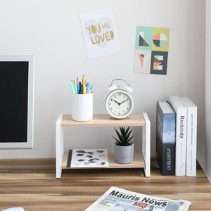 우드 다용도 주방 책상 미니 수납 선반 중2단